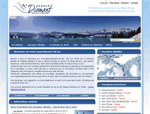 Tablet Screenshot of espacediamant-ski.net